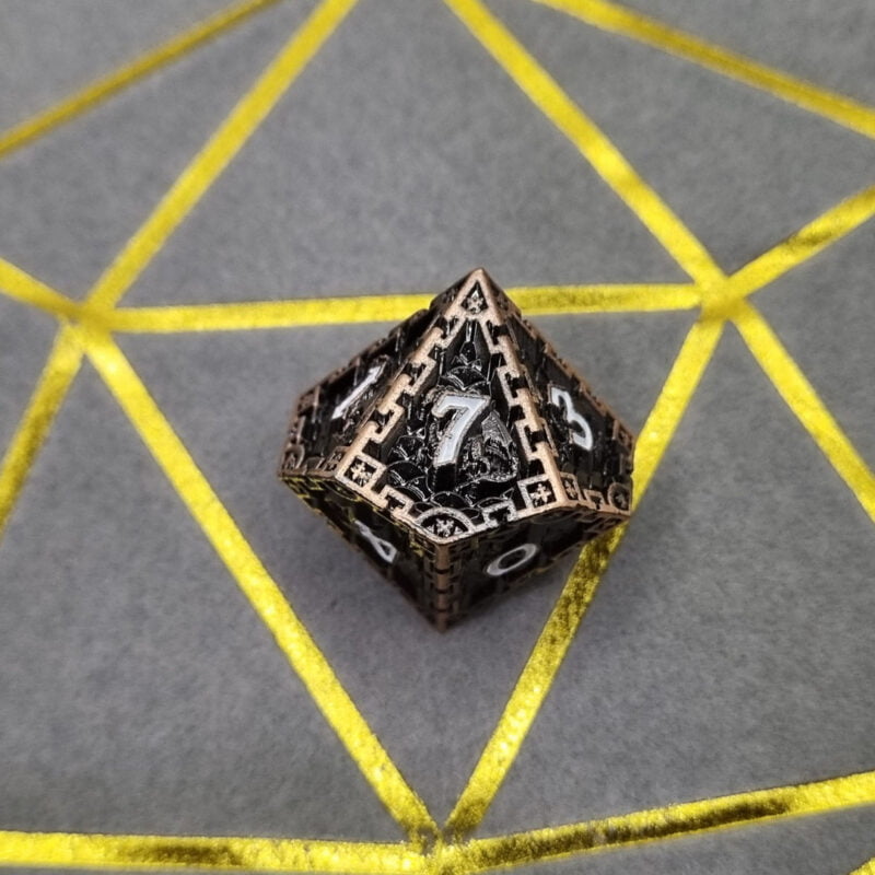 Metal Dragon Scale Bronze D10