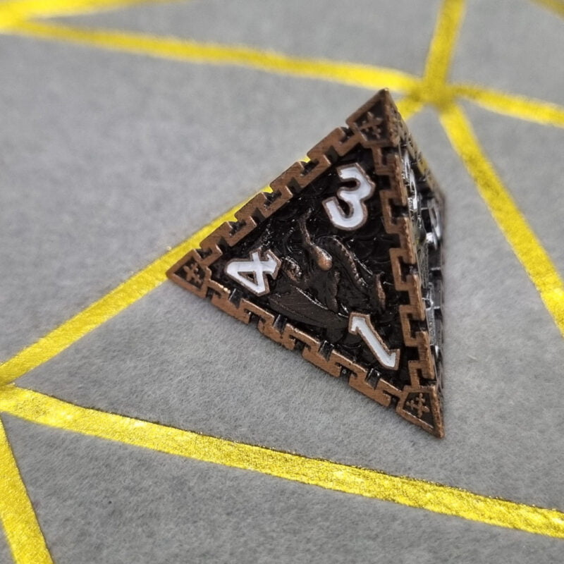 Metal Dragon Scale Bronze D4